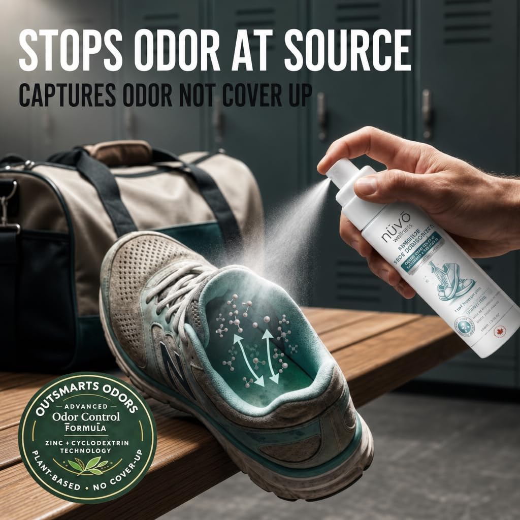 Cool peppermint shoe freshener spray travel size 100 mL