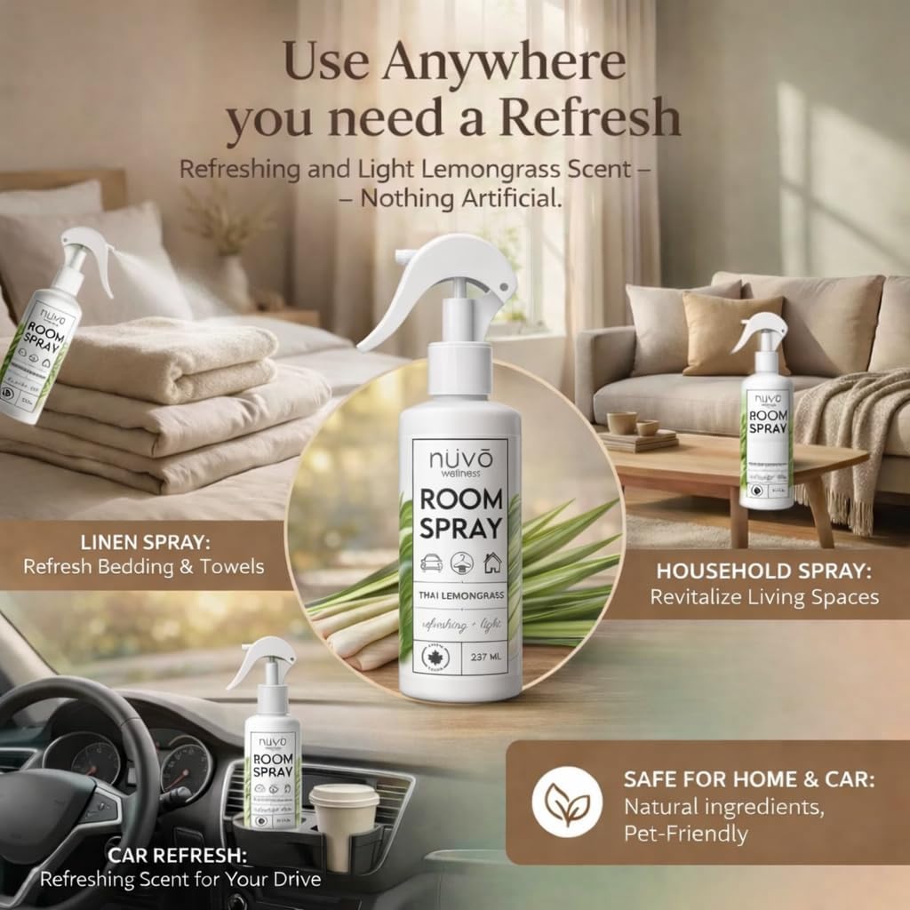 Thai Lemongrass Room Spray & Linen Spray – 237 mL