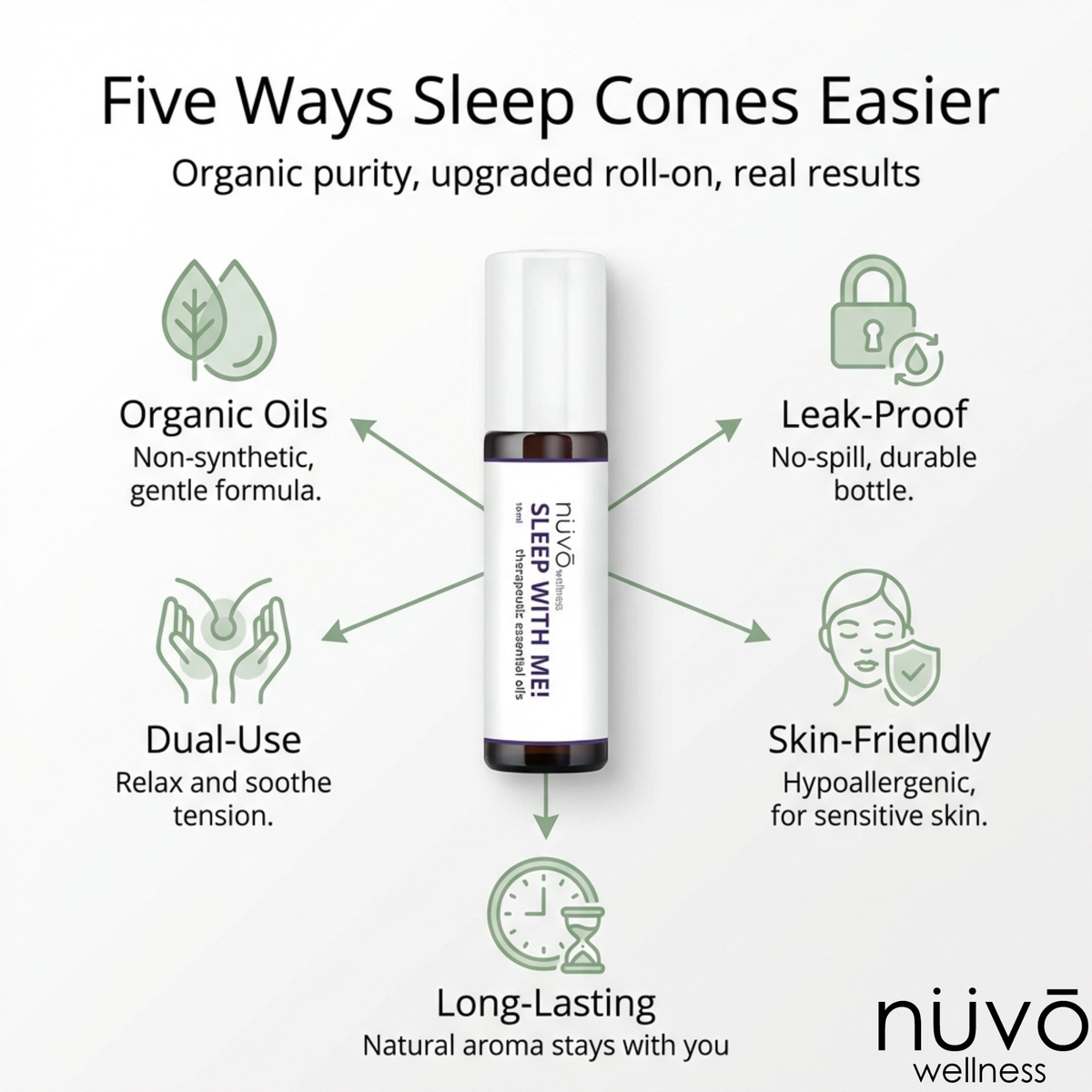 Sleep with Me™ Organic Essential Oil Roll-On (10 mL)