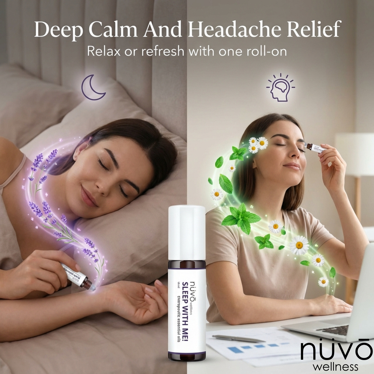 Sleep with Me™ Organic Essential Oil Roll-On (10 mL)