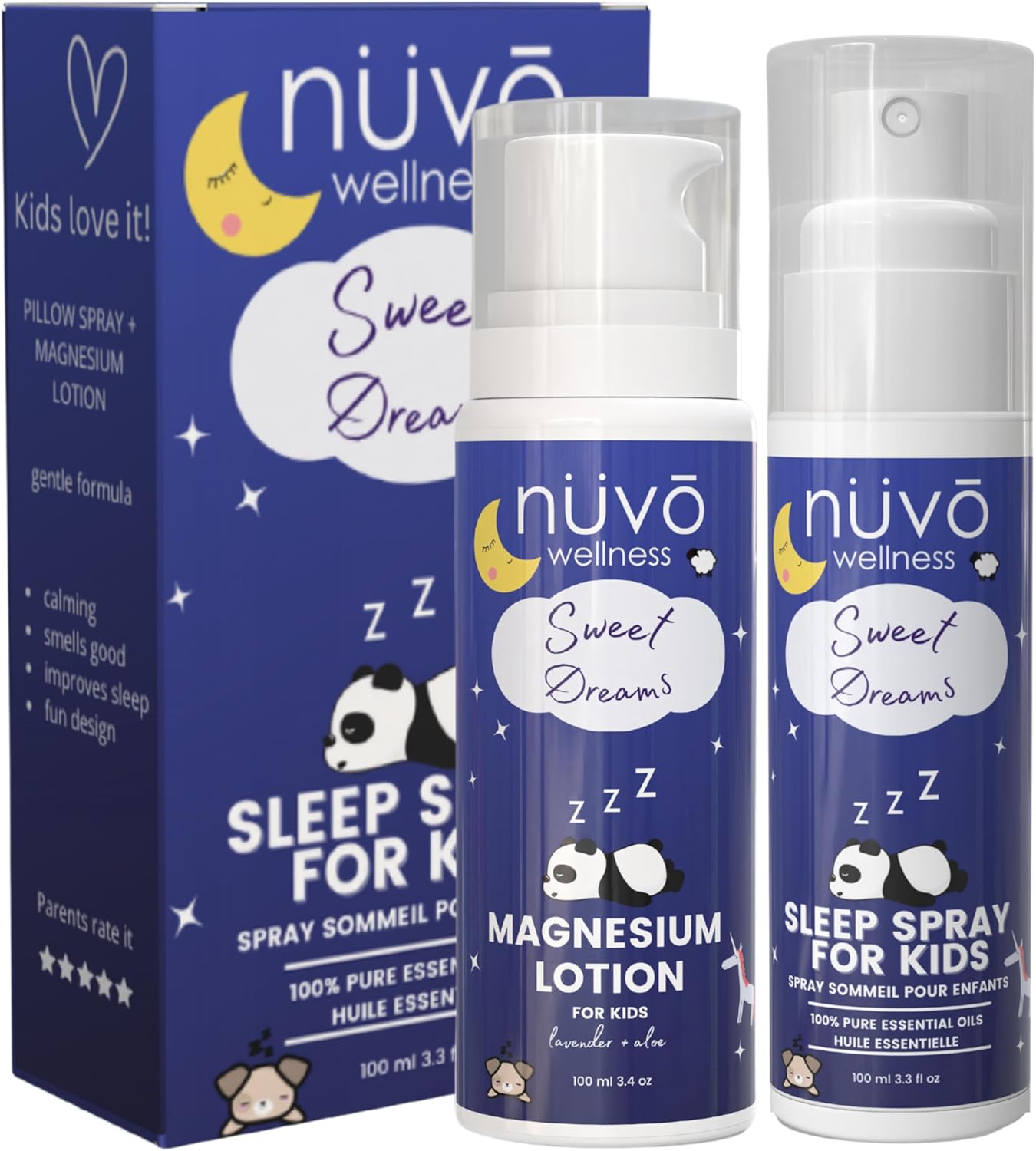 Magnesium Lotion + Pillow Sleep Spray Bundle