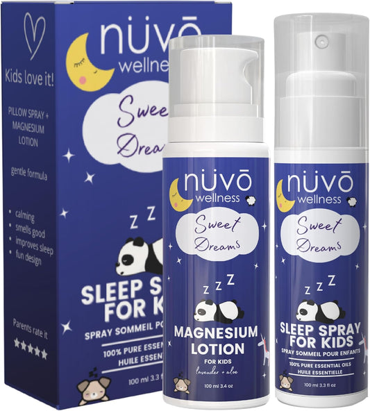 Magnesium Lotion + Pillow Sleep Spray Bundle